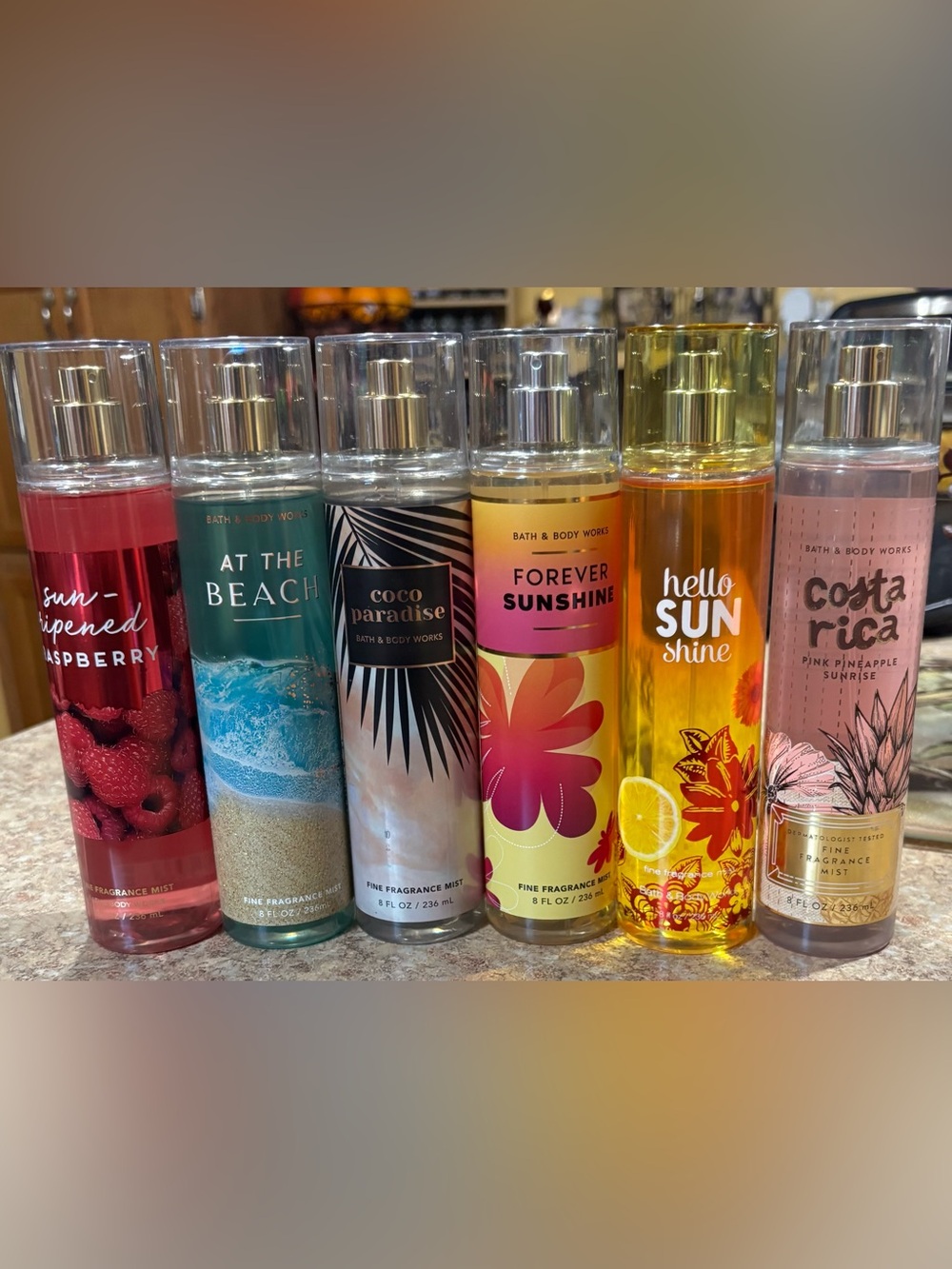 Bath & Body Works Forever Sunshine Fine Fragrance Mist - Yellow/Pink/Orange